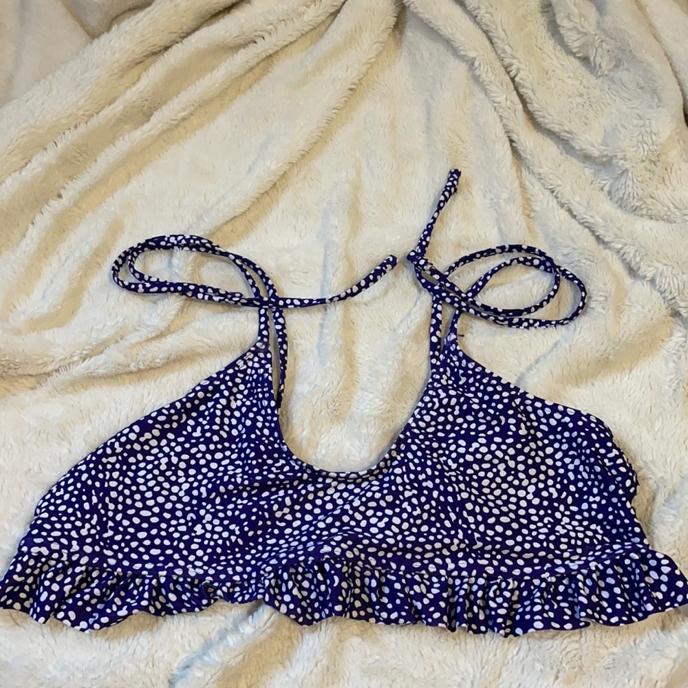Purple bikini top